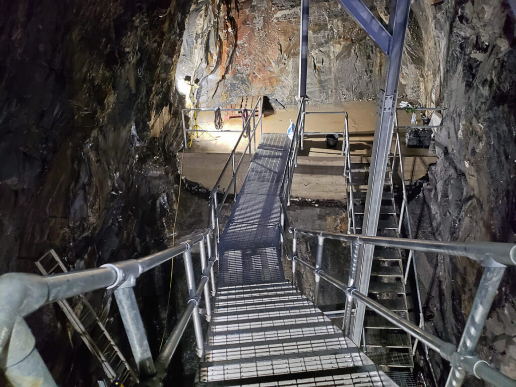 Innovative Access Solution for Llechwedd Slate Caverns